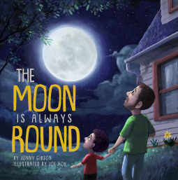 book cover for The Moon is Always Round