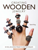 book cover for Creating Wooden Jewelry