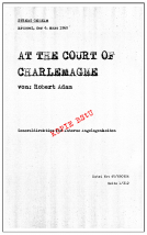 book cover for At the Court Of Charlemagne