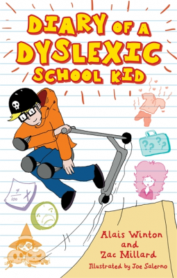 book cover for Diary of a Dyslexic School Kid