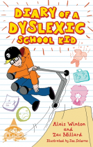 book cover for Diary of a Dyslexic School Kid