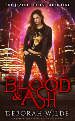 book cover for Blood & Ash: A Snarky Urban Fantasy Detective Series