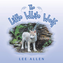 book cover for The Little White Wolf