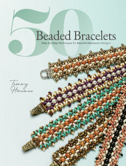 book cover for 50 Beaded Bracelets
