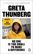 book cover for No One Is Too Small to Make a Difference