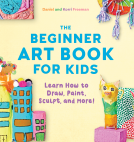 book cover for The Beginner Art Book for Kids