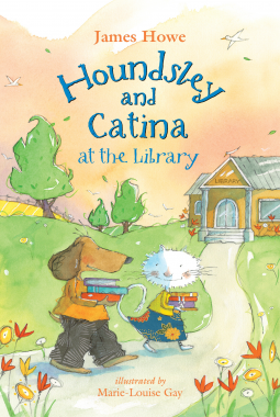 book cover for Houndsley and Catina at the Library