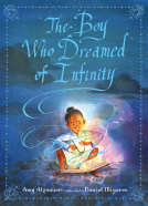 book cover for The Boy Who Dreamed of Infinity: A Tale of the Genius Ramanujan