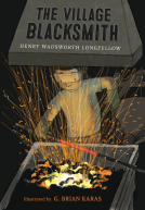 book cover for The Village Blacksmith