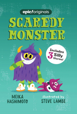 book cover for Scaredy Monster