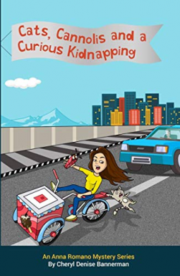 book cover for Cats, Cannolis and a Curious Kidnapping