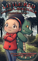 book cover for Little Red and the Crocodile