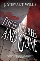 book cover for Three Degrees and Gone
