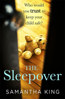 book cover for The Sleepover