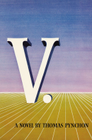 book cover for V.