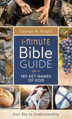 book cover for 1-Minute Bible Guide: 180 Key Names of God