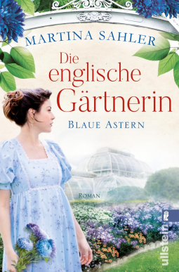 Buchcover für Die englische Gärtnerin - Blaue Astern