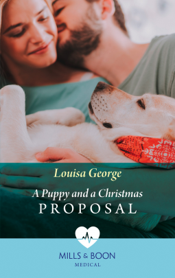 book cover for A Puppy And A Christmas Proposal