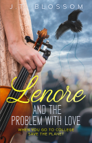 book cover for Lenore and the Problem With Love