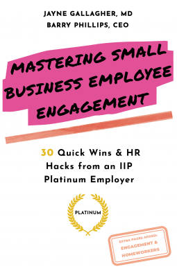 book cover for Mastering Small Business Employee Engagement