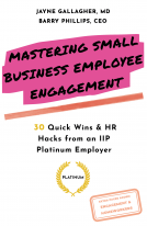 book cover for Mastering Small Business Employee Engagement