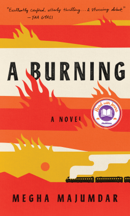 book cover for A Burning