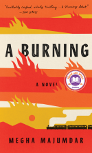 book cover for A Burning