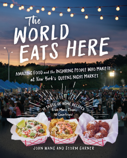 book cover for The World Eats Here