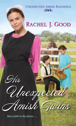book cover for His Unexpected Amish Twins
