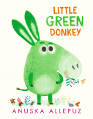 book cover for Little Green Donkey