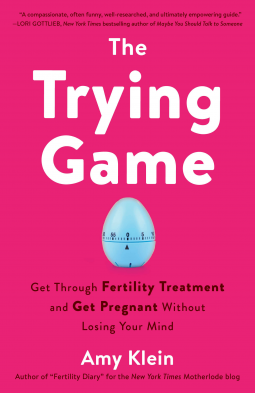 book cover for The Trying Game