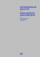 Buchcover für Zeitgenössische Skulptur