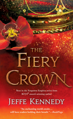 book cover for The Fiery Crown