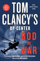 book cover for Tom Clancy's Op-Center: God of War