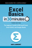 book cover for Excel Basics In 30 Minutes (3rd Edition)