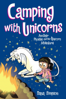 book cover for Camping with Unicorns
