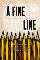 book cover for A Fine Line