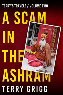 book cover for A Scam in the Ashram