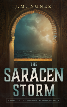 book cover for THE SARACEN STORM