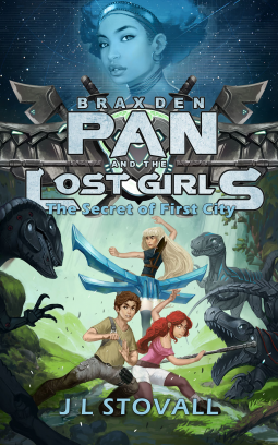 book cover for The Secret of First City