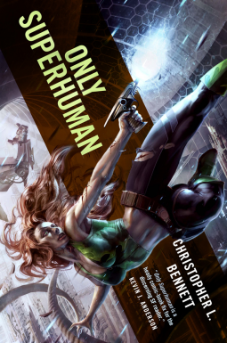 book cover for Only Superhuman