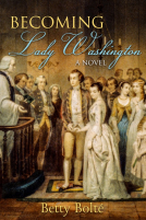 book cover for Becoming Lady Washington