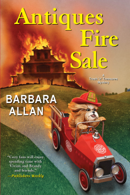 book cover for Antiques Fire Sale