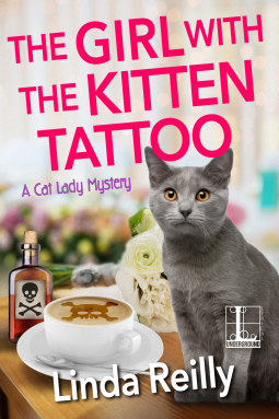 book cover for The Girl With The Kitten Tattoo