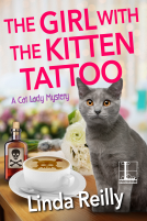 book cover for The Girl With The Kitten Tattoo