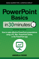 book cover for PowerPoint Basics In 30 Minutes