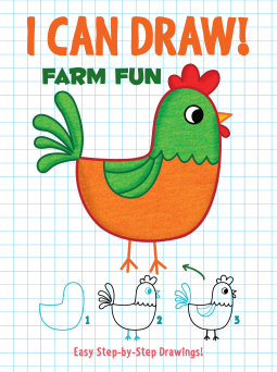 book cover for I Can Draw! Farm Fun