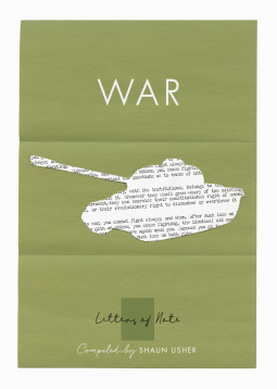 book cover for Letters of Note: War
