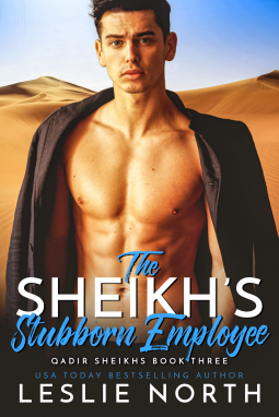 book cover for The Sheikh's Stubborn Employee