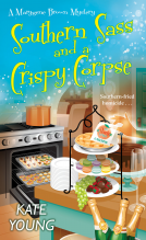 book cover for Southern Sass and a Crispy Corpse